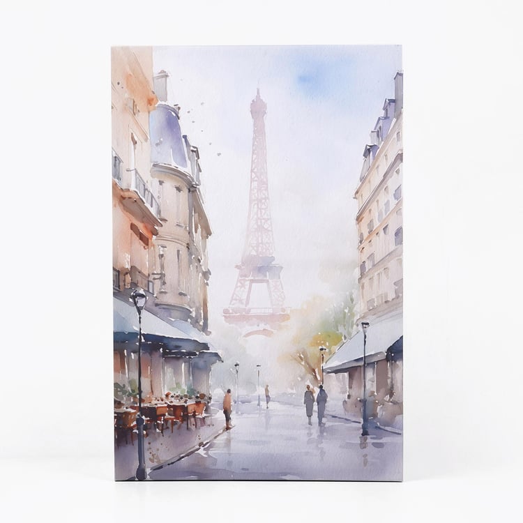 Brezza Scapes Set of 2 Canvas The City with Sparkles Picture Frame - 40x60cm