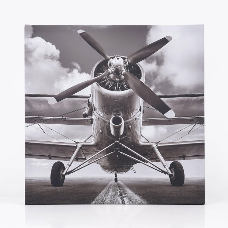 Corsica Brezza Set of 2 Canvas Aeroplane Picture Frames - 40x40cm