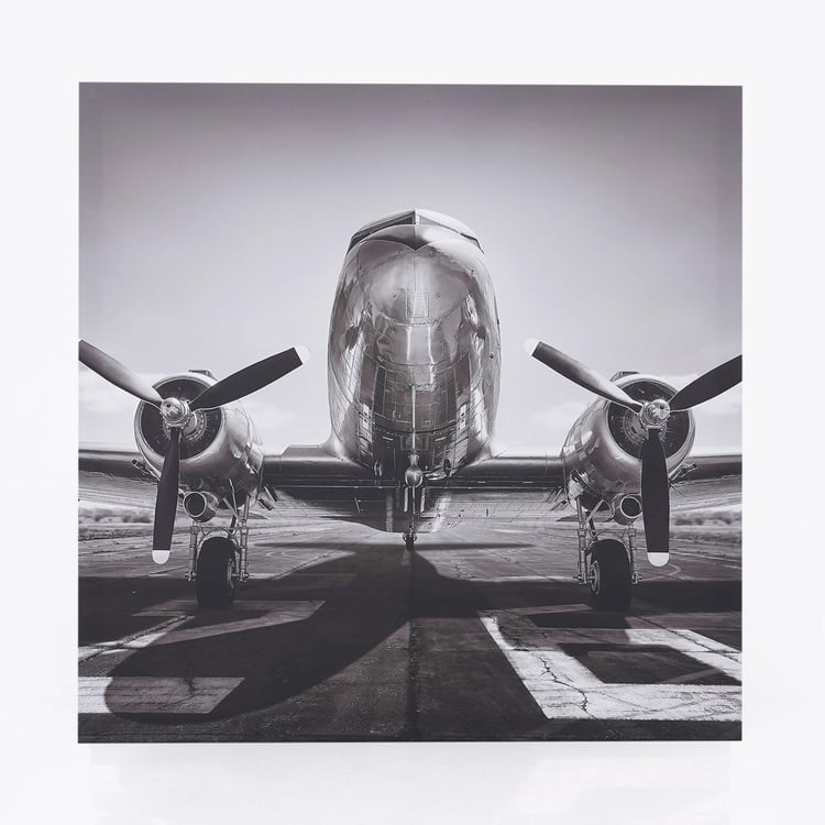 Corsica Brezza Set of 2 Canvas Aeroplane Picture Frames - 40x40cm