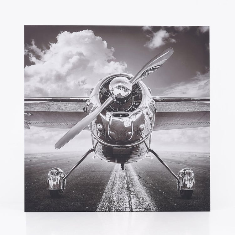 Corsica Brezza Set of 2 Canvas Aeroplane Picture Frames - 40x40cm