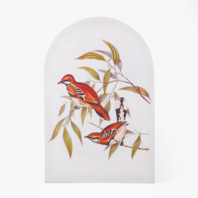 Corsica Brezza Set of 2 Canvas Bird with Arch Picture Frames - 40x60cm