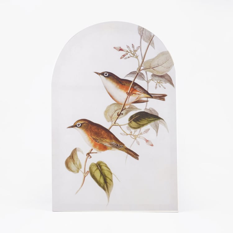 Corsica Brezza Set of 2 Canvas Bird with Arch Picture Frames - 40x60cm