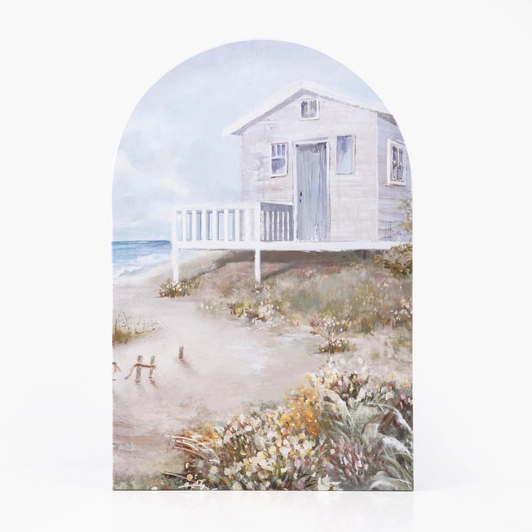 Corsica Brezza Set of 2 Canvas Beach House Picture Frames - 40x60cm