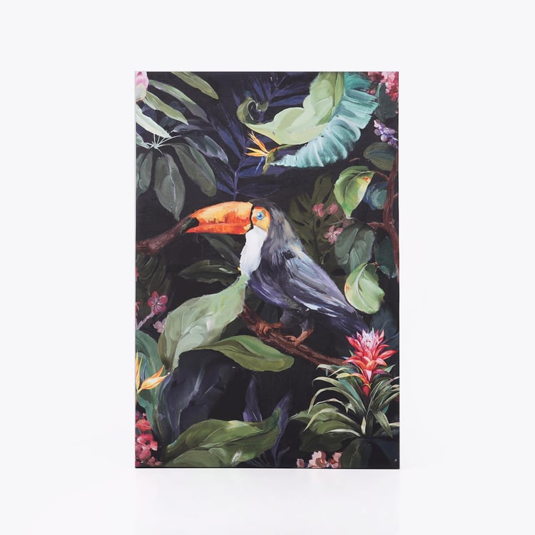 Corsica Brezza Set of 2 Canvas Bird Jungle Picture Frame - 40x60cm