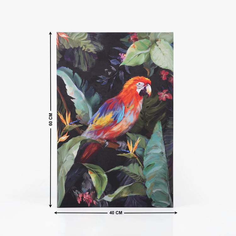 Corsica Brezza Set of 2 Canvas Bird Jungle Picture Frame - 40x60cm