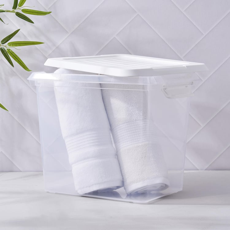 Omnia Secure Polypropylene Storage Box with Lid