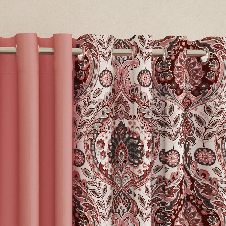Aeris Classical Set of 4 Light Filtering and Sheer Door Curtains