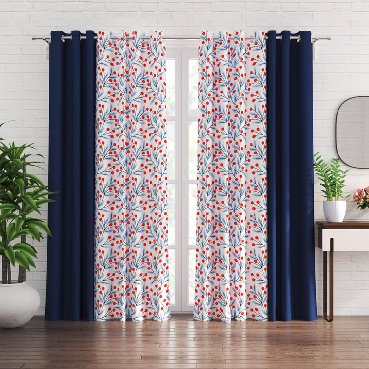 Aeris Set of 4 Light-Filtering and Sheer Door Curtains