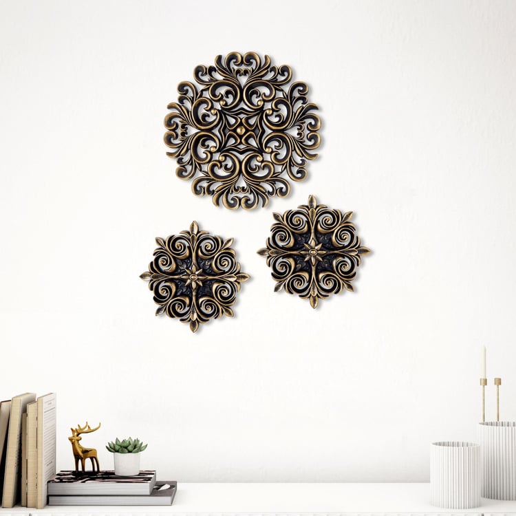 Corvus Mystic Set of 3 Decorative Wall Arts