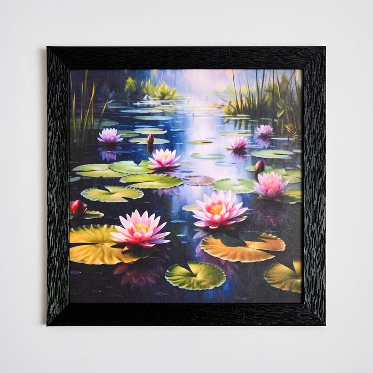 Aura MDF Blooming Lotus Picture Frame - 32x32cm