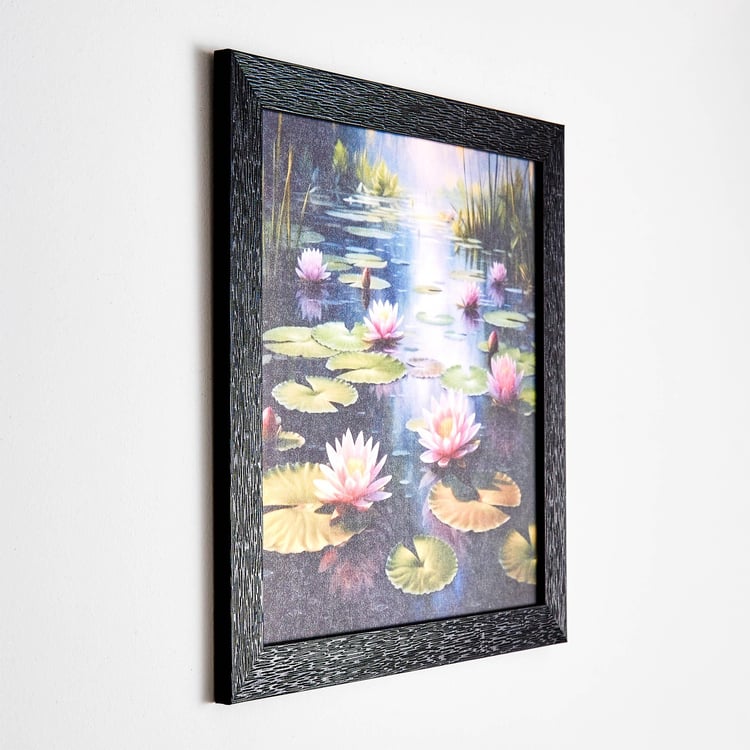 Aura MDF Blooming Lotus Picture Frame - 32x32cm