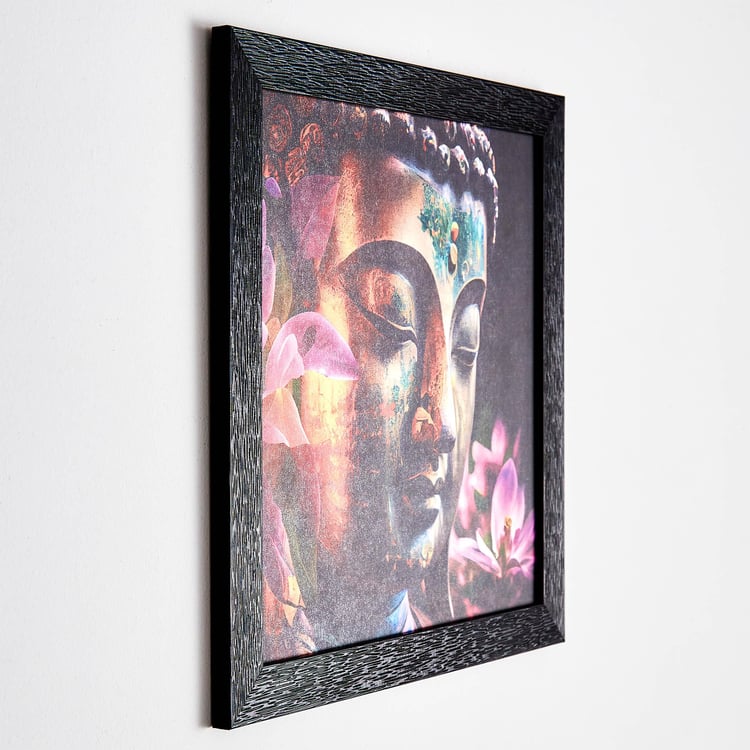 Aura MDF Serene Buddha Picture Frame - 32x32cm