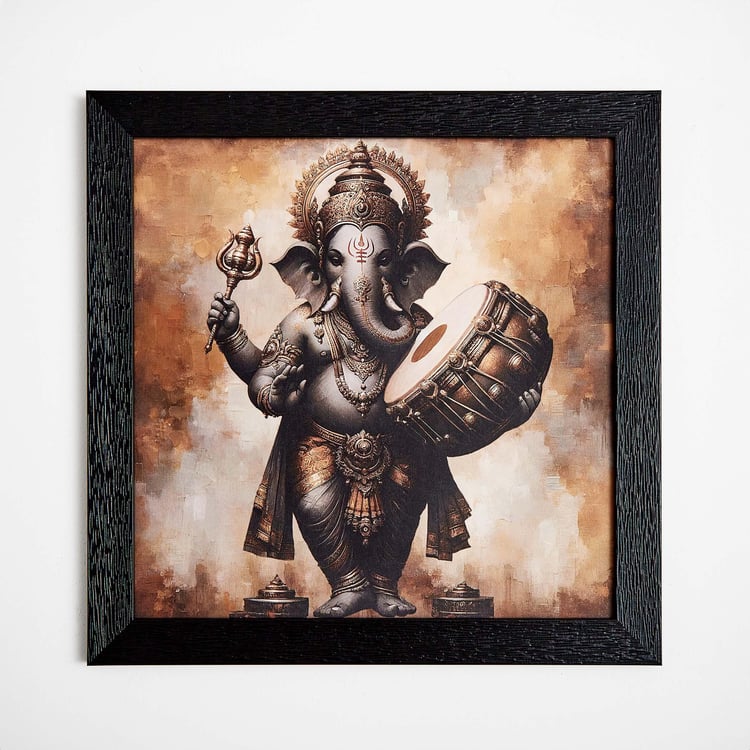 Aura MDF Tranquil Ganesha Picture Frame - 32x32cm