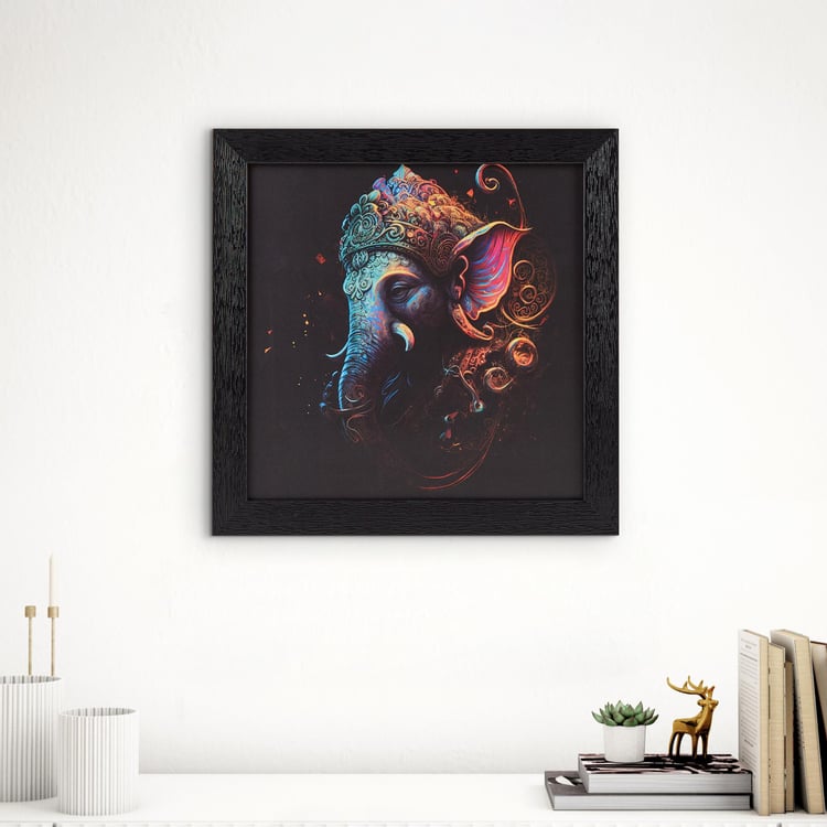 Aura Tranquil Ganesha Picture Frame - 32x32cm