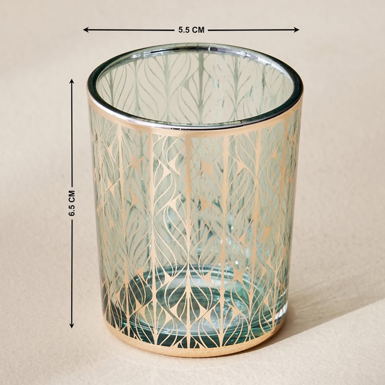 Splendid Goldcrest Glen Set of 3 Glass T-Light Holder