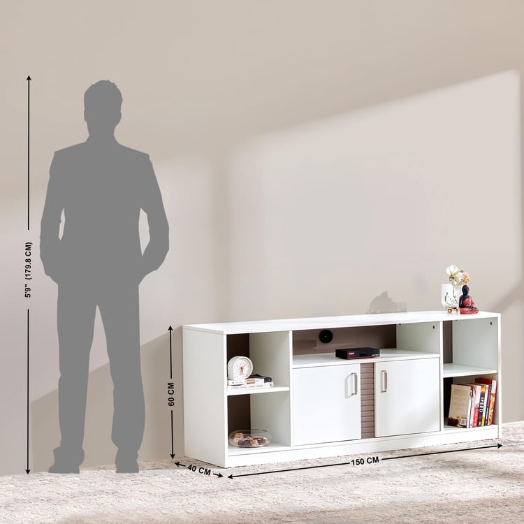 Quadro TV Unit - White