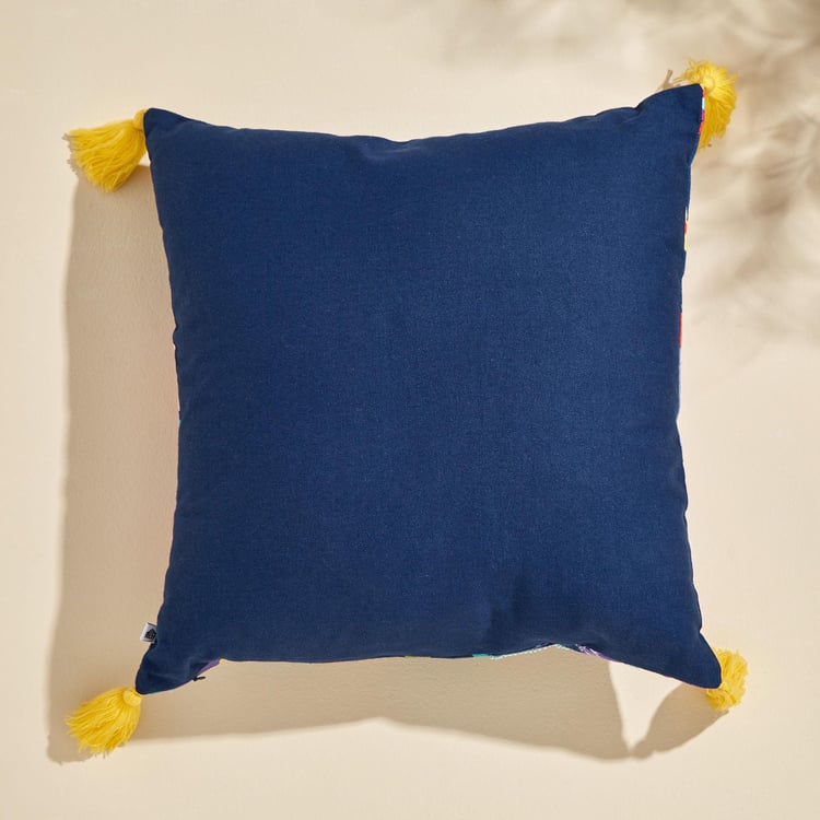 Glance Embroidered Filled Cushion - 40x40cm