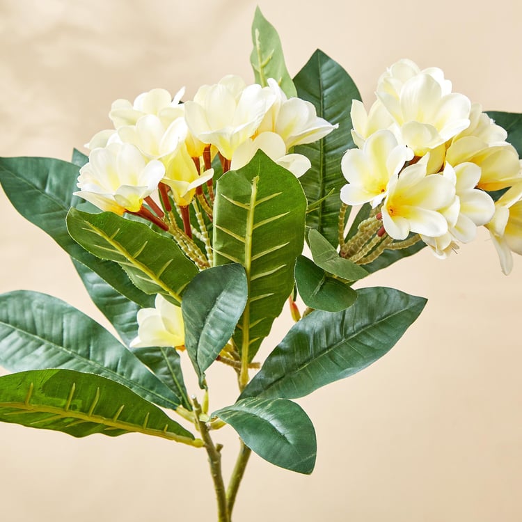 Botanical Artificial Frangipani Flower - 80cm