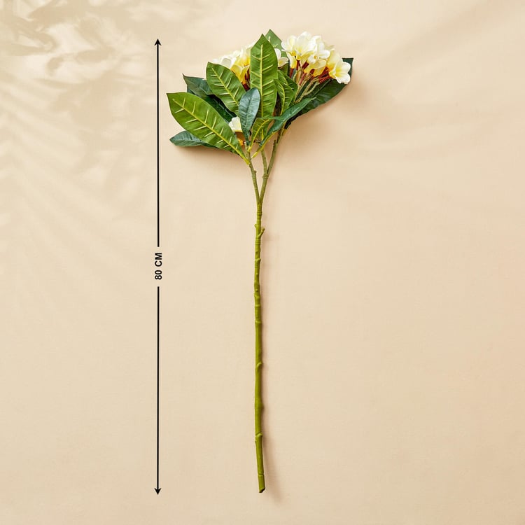 Botanical Artificial Frangipani Flower - 80cm