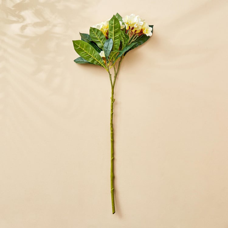 Botanical Artificial Frangipani Flower - 80cm