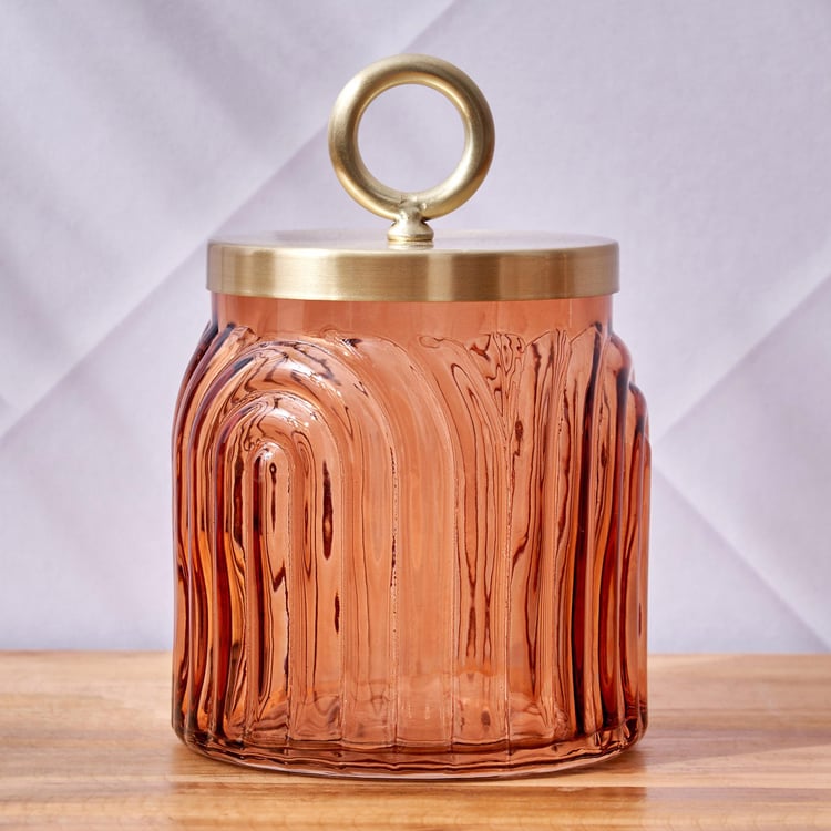 Nova Townsquare Asra Glass Cotton Jar