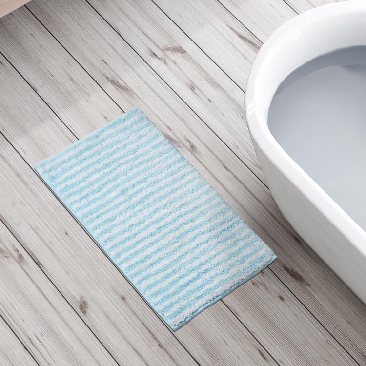 Spinel Adhoc Striped Bath Mat - 60x40cm