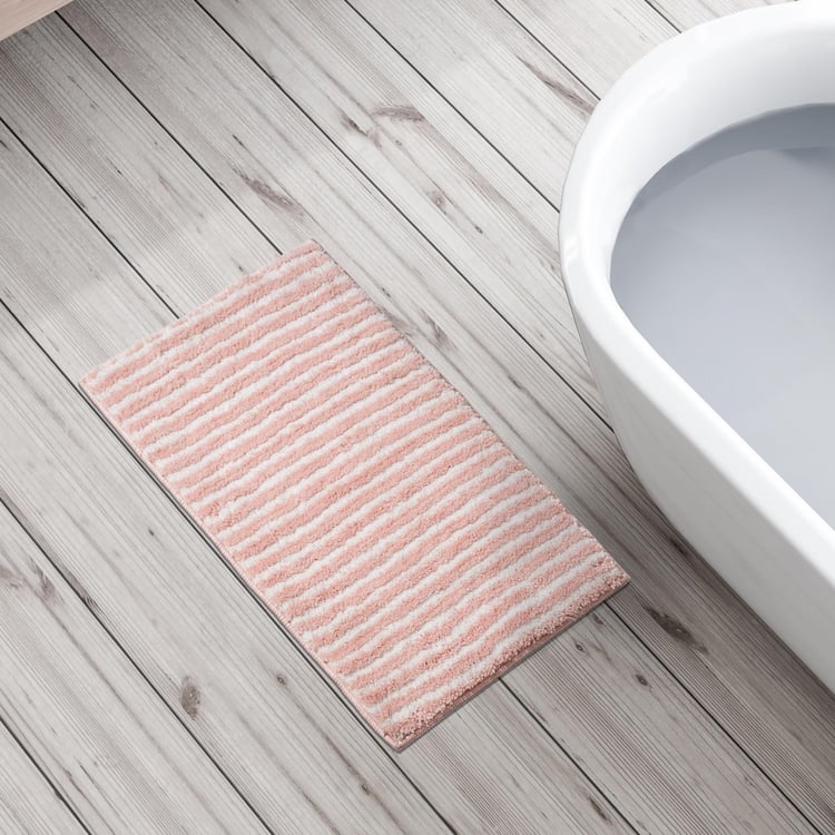 Spinel Adhoc Striped Bath Mat - 60x40cm