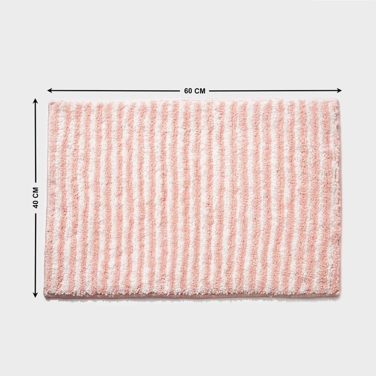 Spinel Adhoc Striped Bath Mat - 60x40cm