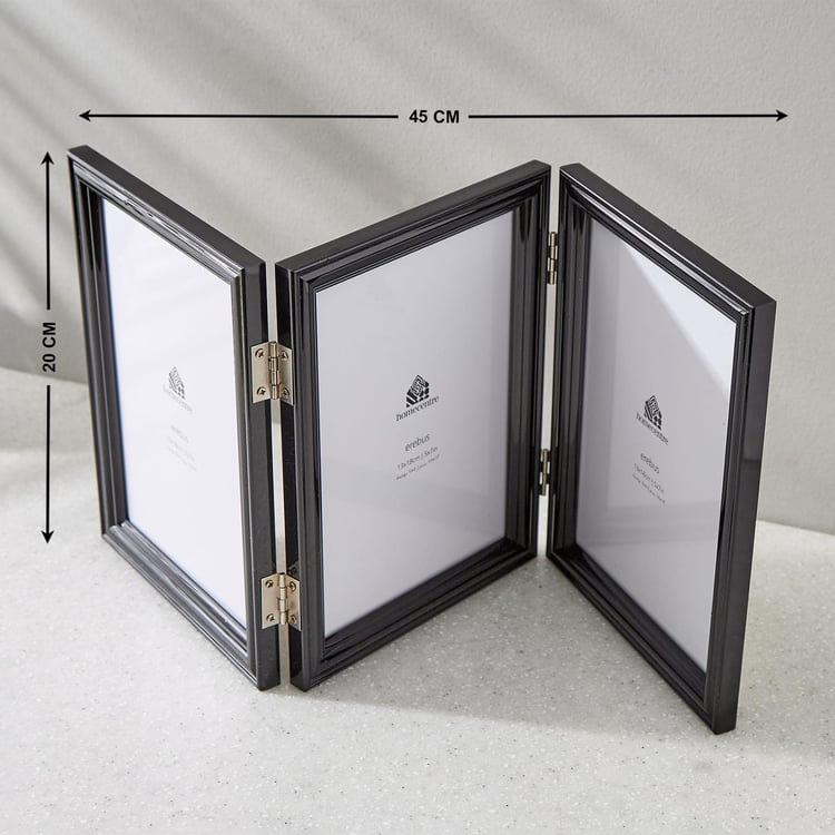 Sepia Detroit Set of 3 Foldable Photo Frames - 45x20cm