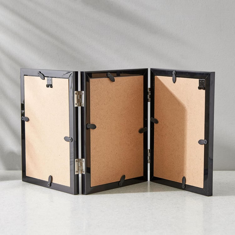 Sepia Detroit Set of 3 Foldable Photo Frames - 45x20cm