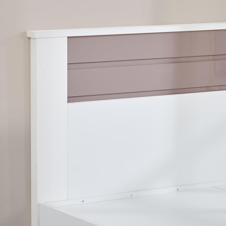 Quadro Cosco Queen Bed - White
