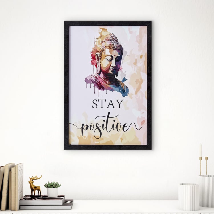 Spectrum Canvas Buddha Picture Frame - 33x48cm