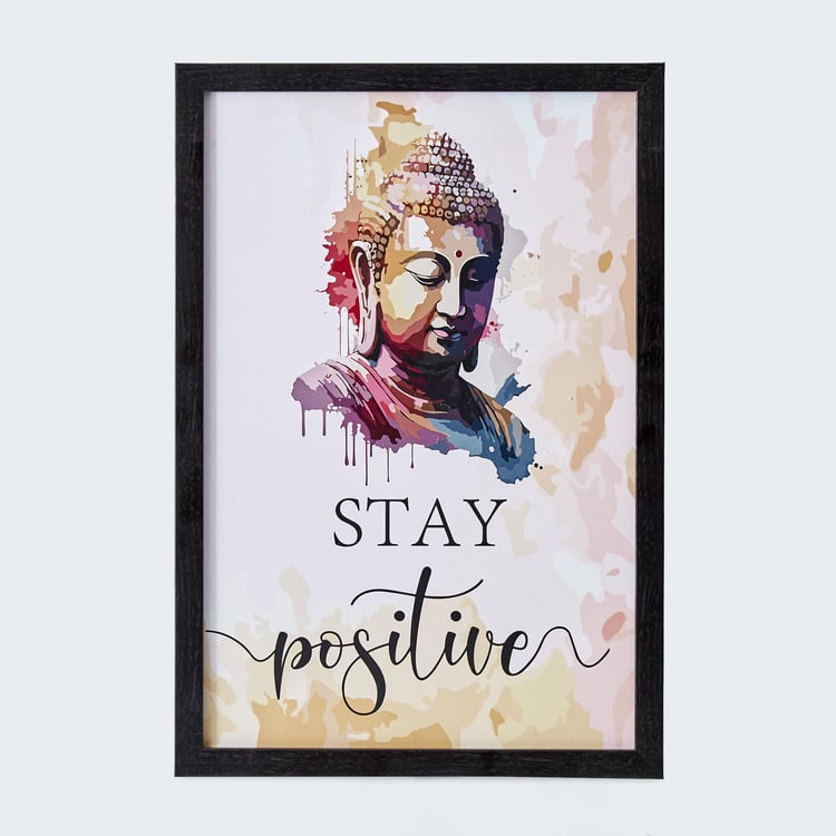 Spectrum Canvas Buddha Picture Frame - 33x48cm