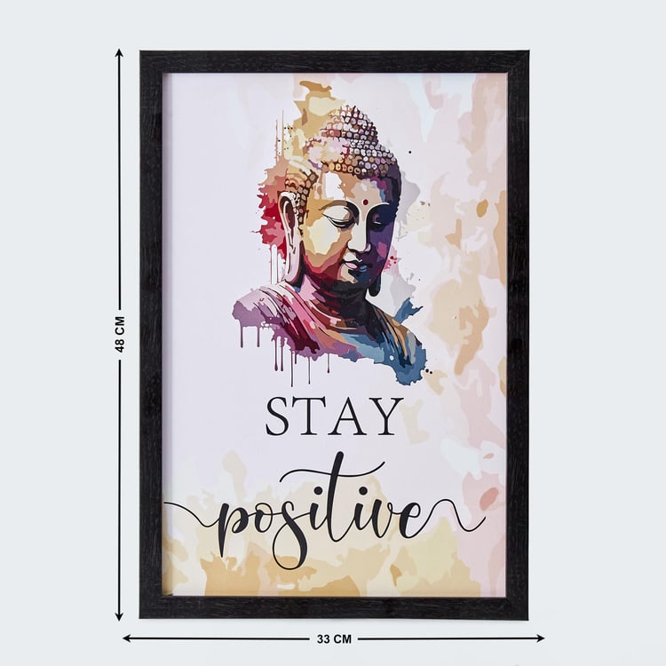 Spectrum Canvas Buddha Picture Frame - 33x48cm