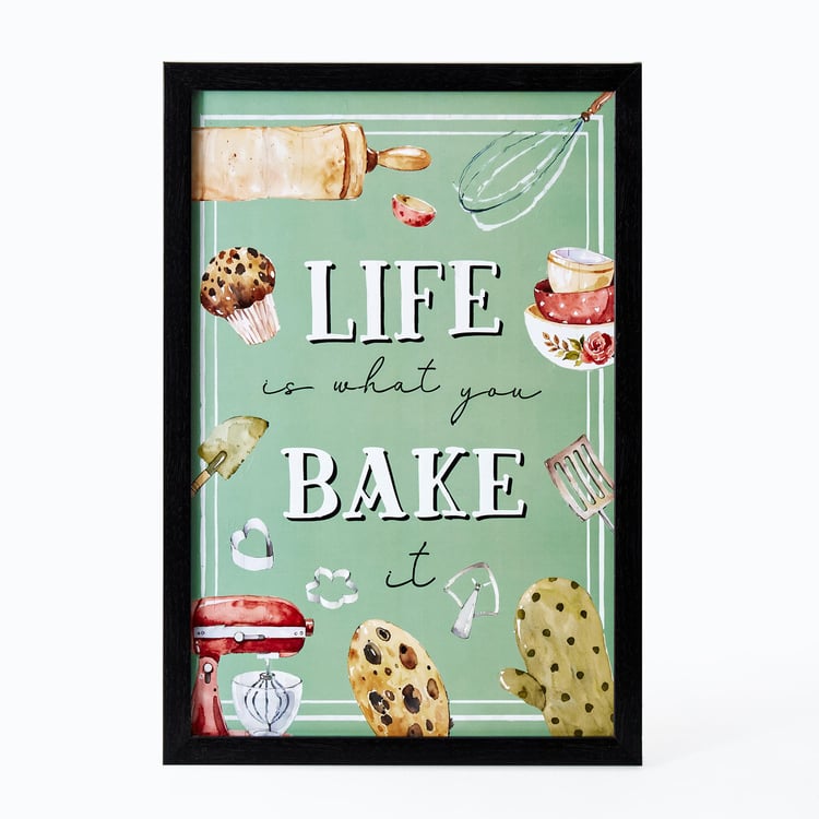 Spectrum MDF Canvas Delight Bakers Life Picture Frame - 33x48cm