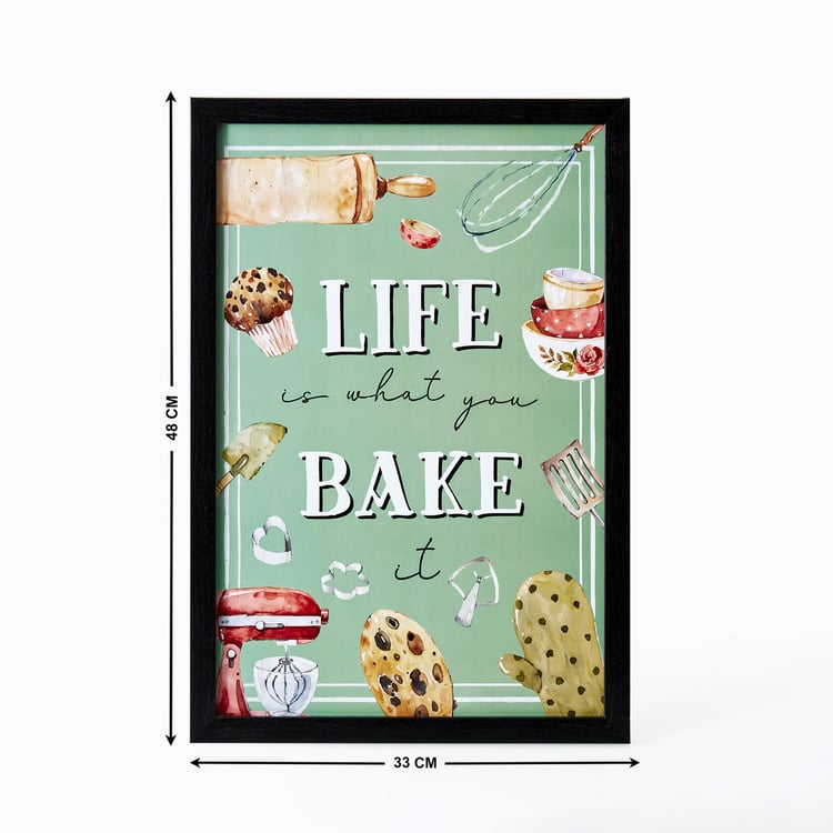 Spectrum MDF Canvas Delight Bakers Life Picture Frame - 33x48cm