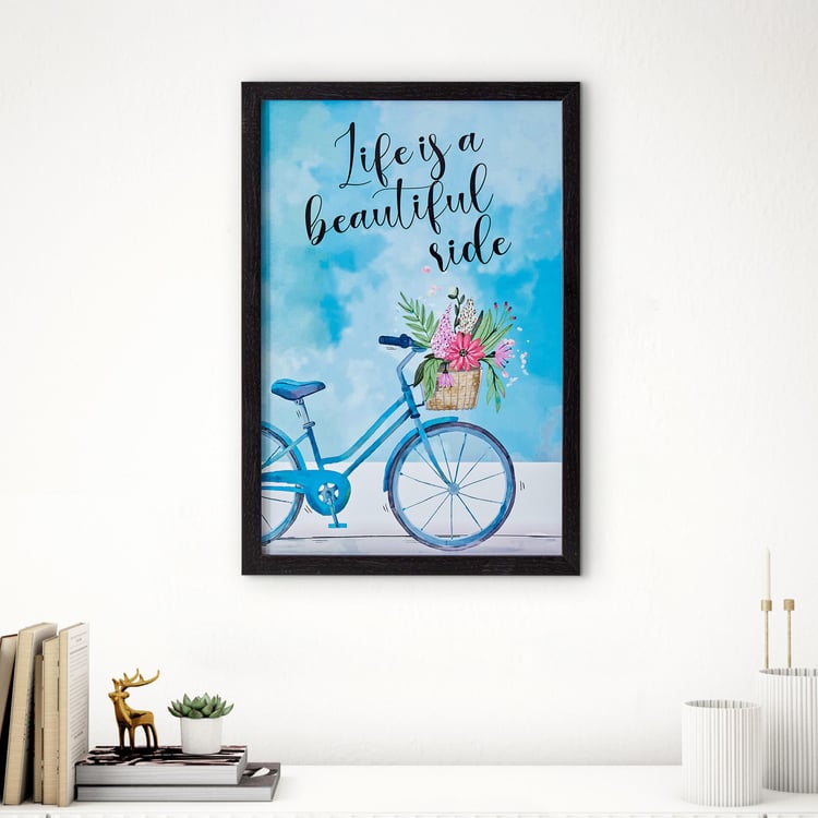 Spectrum MDF Serene The Bicycle Picture Frame - 33x48cm