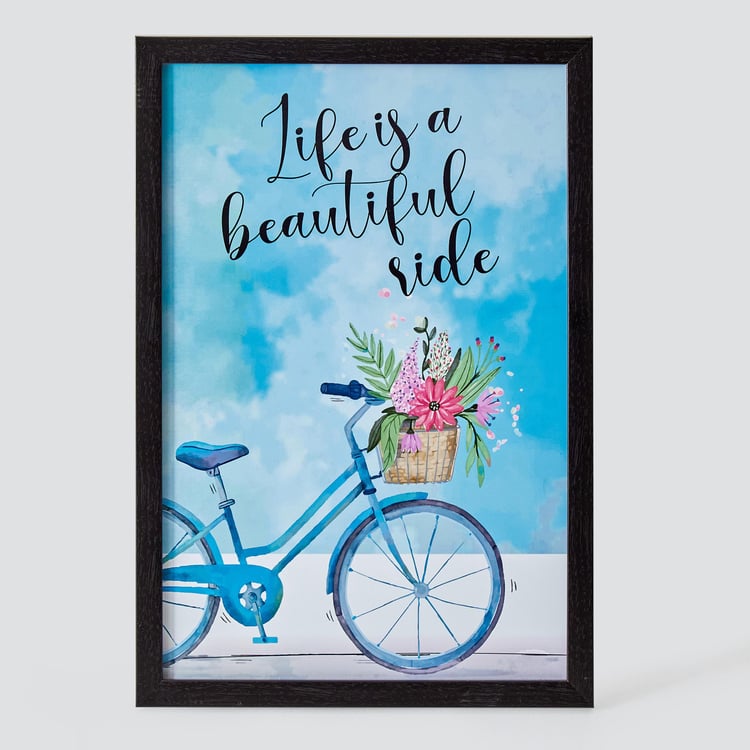 Spectrum MDF Serene The Bicycle Picture Frame - 33x48cm