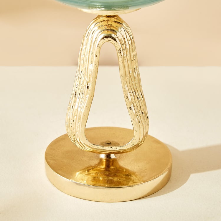 Eternity Viva Ribbon Glass Hurricane Candle Holder
