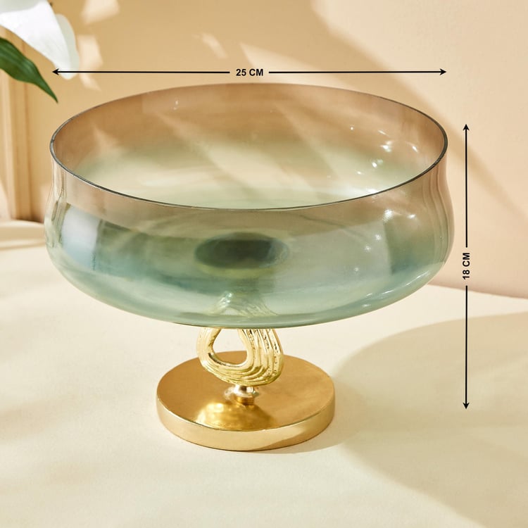 Eternity Viva Ribbon Glass Decorative Bowl