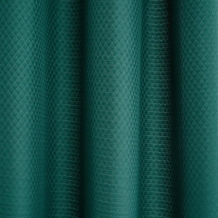 Sierra Set of 2 Woven Room Darkening Door Curtains - 7ft