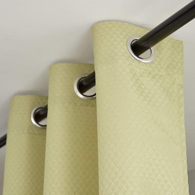 Sierra Set of 2 Woven Room-Darkening Door Curtains - 7ft