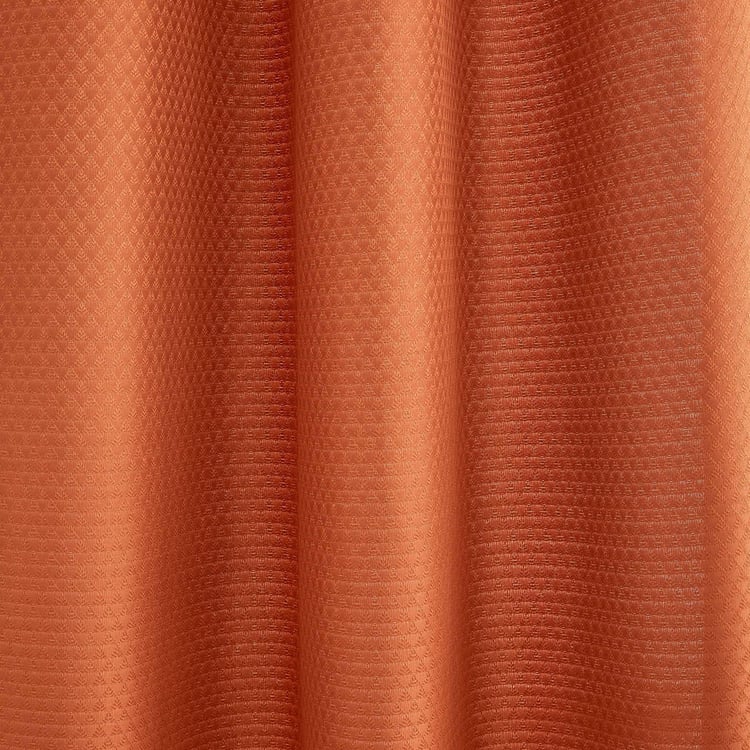 Sierra Set of 2 Woven Room-Darkening Door Curtains - 7ft