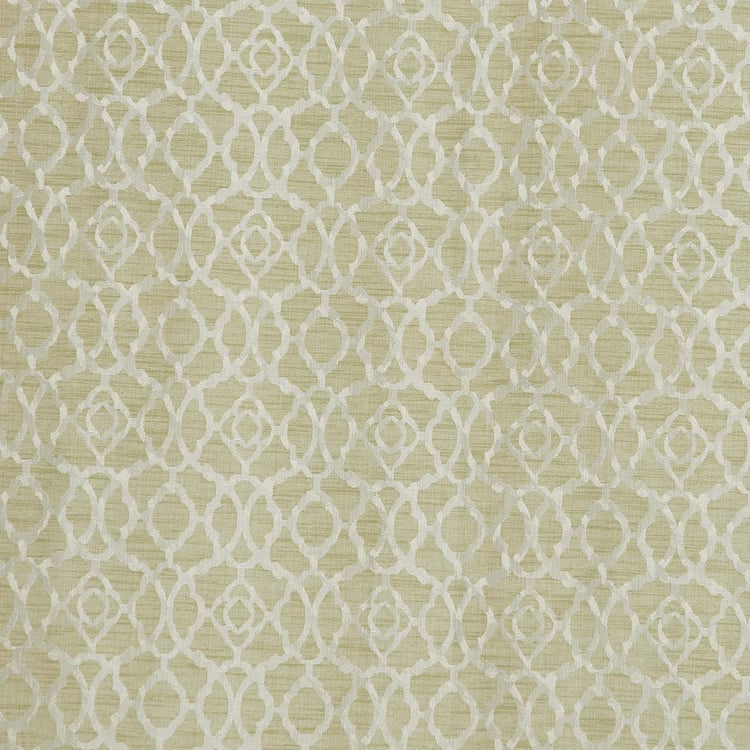 Morris Eclipse Set of 2 Jacquard Room Darkening Door Curtains - 7ft