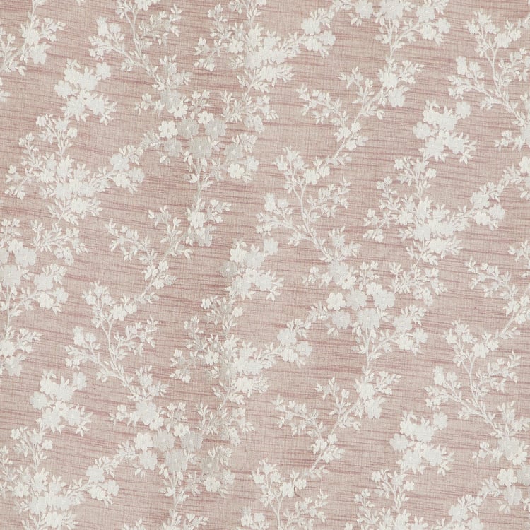Morris Tempest Set of 2 Jacquard Room Darkening Door Curtains - 7ft