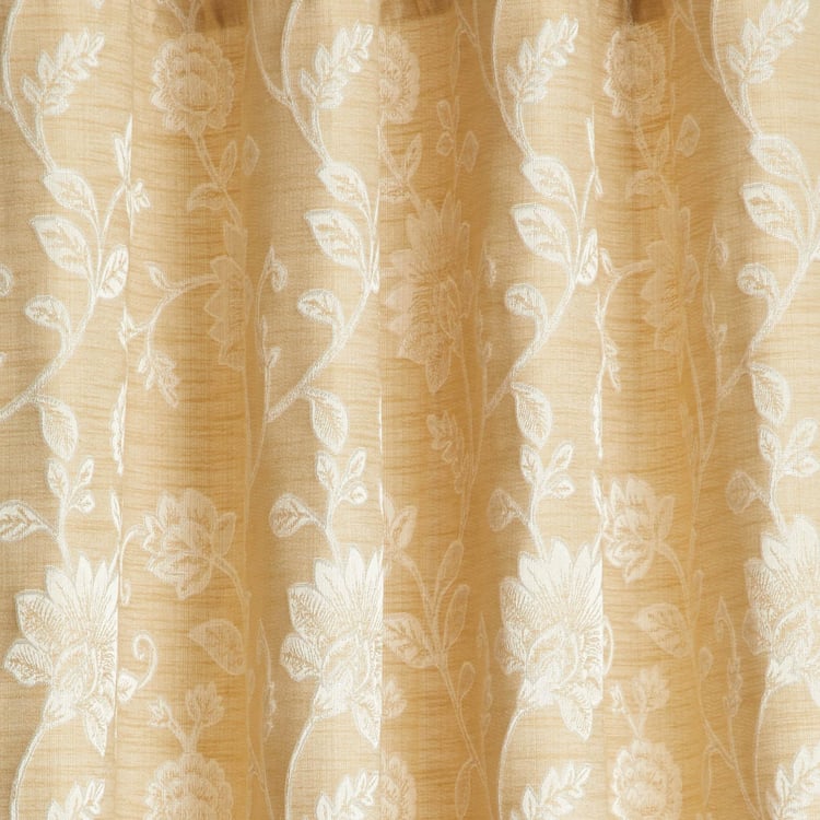 Morris Vallarta Set of 2 Jacquard Room Darkening Door Curtains - 7ft