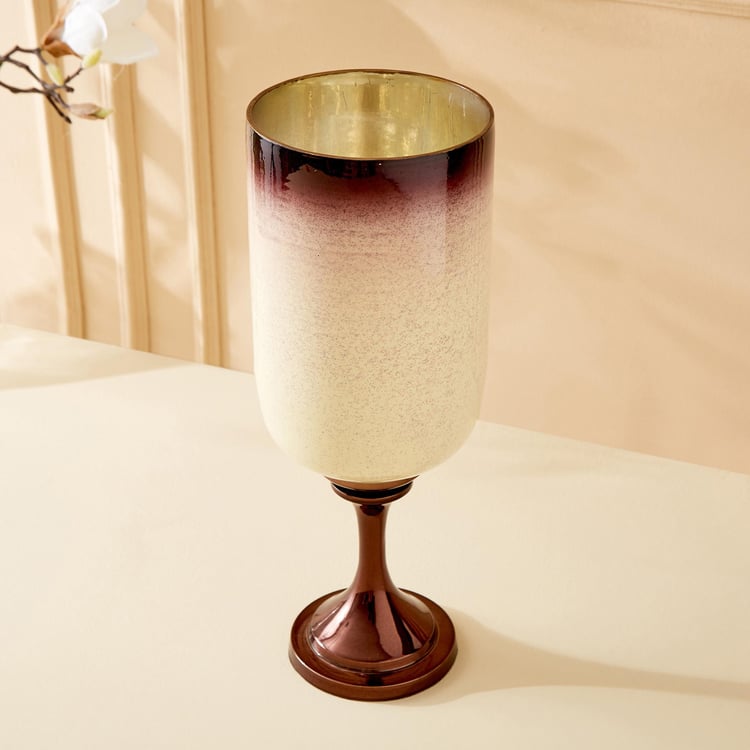 Eternity Vogue Hugo Glass Hurricane Candle Holder