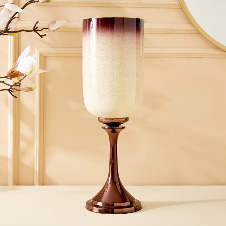 Eternity Vogue Hugo Glass Hurricane Candle Holder