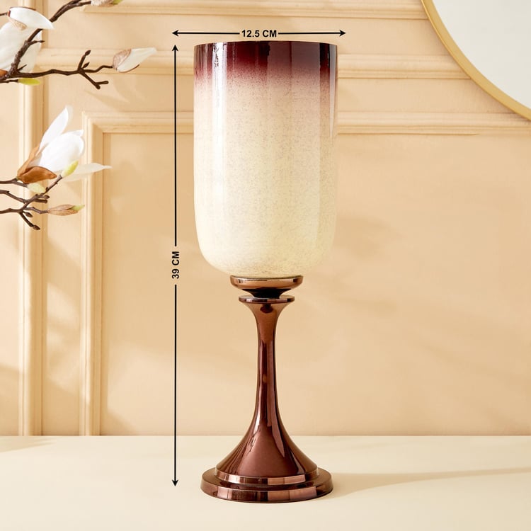 Eternity Vogue Hugo Glass Hurricane Candle Holder