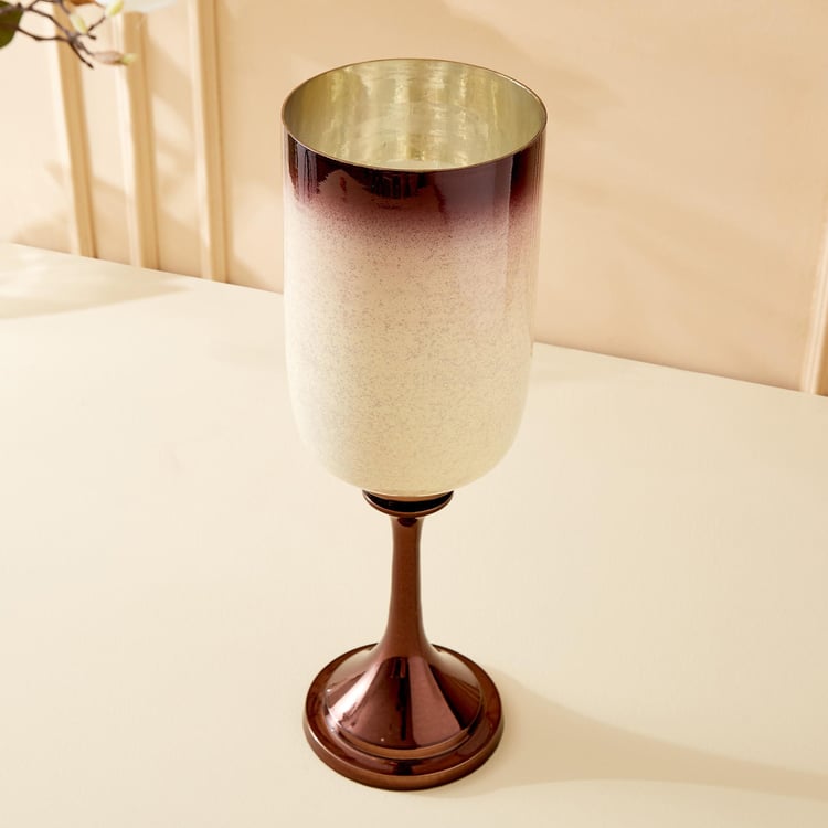 Eternity Vogue Hugo Glass Hurricane Candle Holder